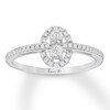Thumbnail Image 1 of Previously Owned Ever Us Diamond Ring 1/3 ct tw 10K White Gold