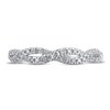 Thumbnail Image 3 of Previously Owned Diamond Anniversary Ring 1/4 ct tw Round 10K White Gold
