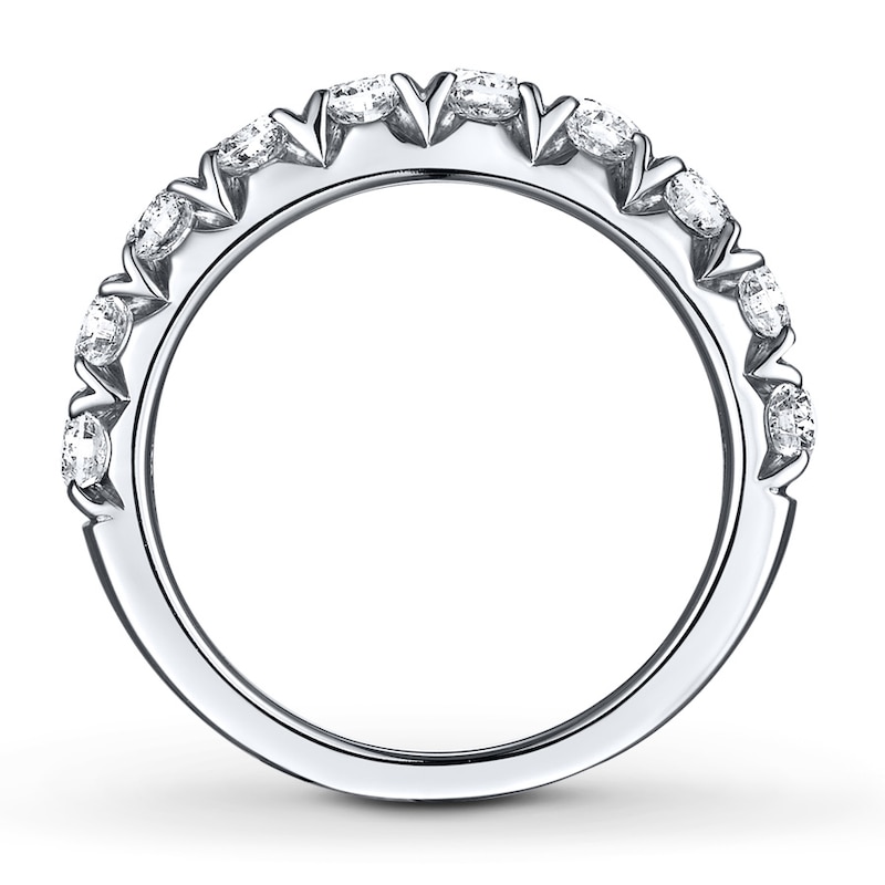 Main Image 2 of Previously Owned Diamond Band 3/4 ct tw Round-cut 14K White Gold