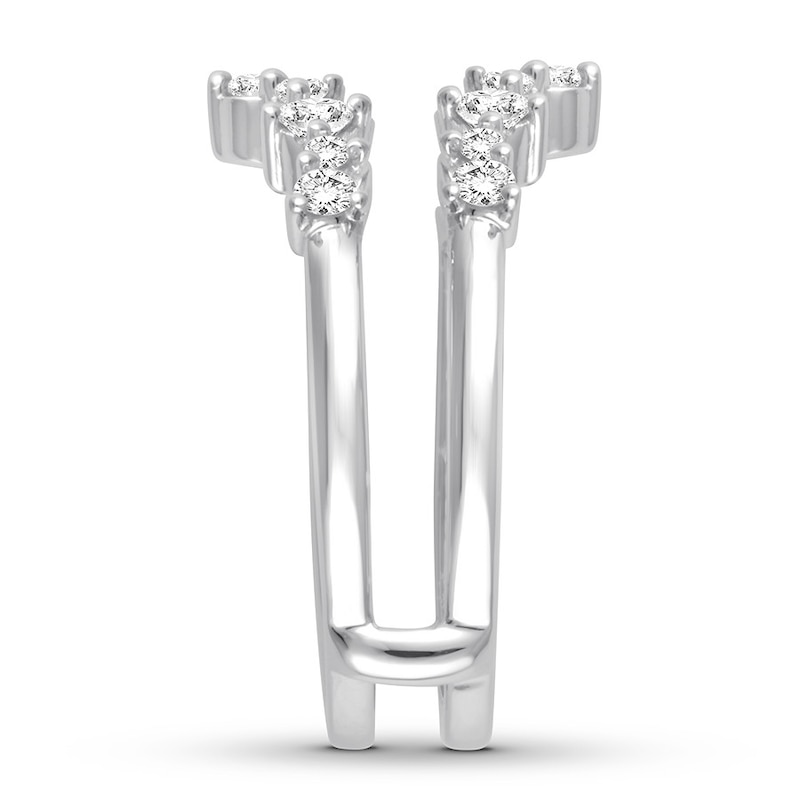 Main Image 2 of Previously Owned Diamond Enhancer Ring 5/8 ct tw Round-cut 14K White Gold