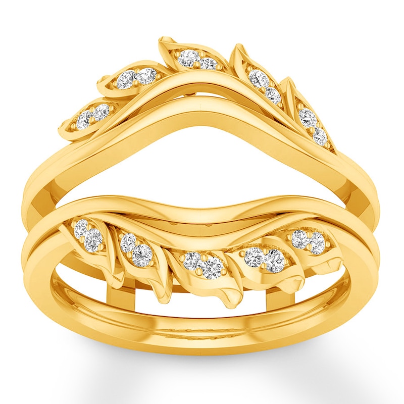 Main Image 1 of Previously Owned Diamond Enhancer Ring 1/8 ct tw Round-cut 14K Yellow Gold