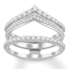 Thumbnail Image 1 of Previously Owned Diamond Enhancer Ring 3/4 ct tw Round-cut 14K White Gold
