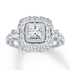 Thumbnail Image 1 of Previously Owned Vera Wang LOVE Ring 2-1/4 ct tw Diamonds 14K White Gold