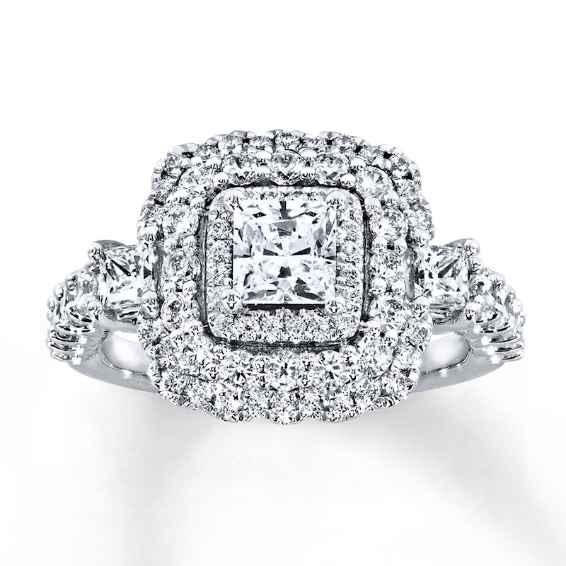 Previously Owned Vera Wang LOVE Ring -1/ ct tw Diamonds 14K White Gold