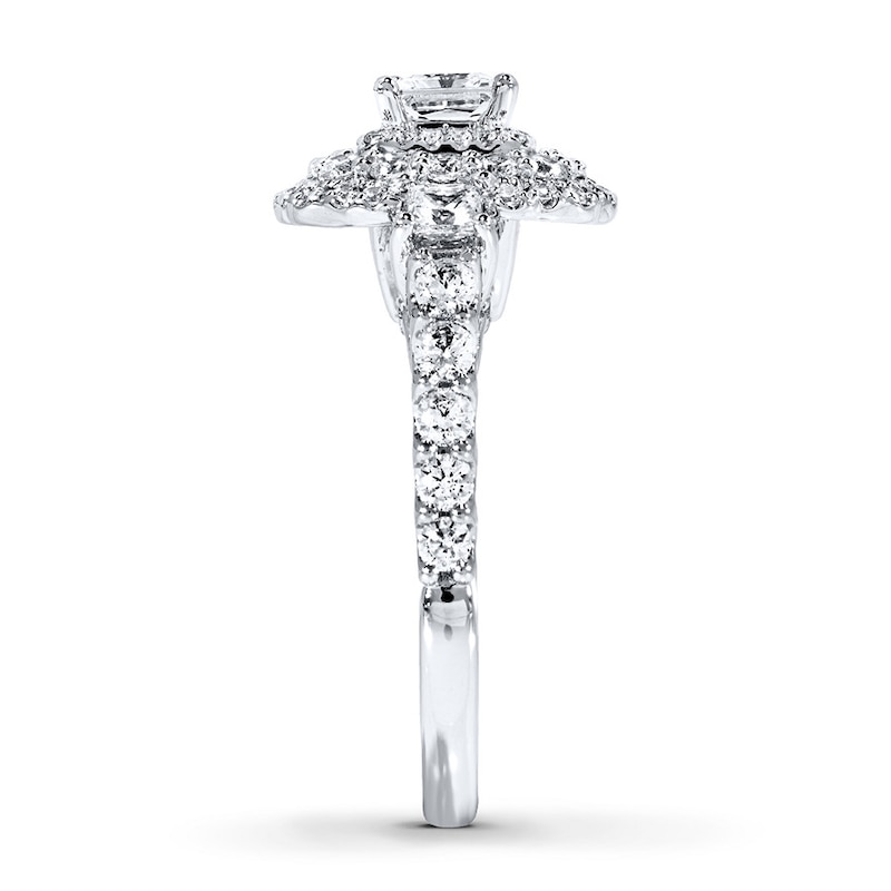 Main Image 2 of Previously Owned Vera Wang LOVE Ring 2-1/4 ct tw Diamonds 14K White Gold