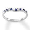 Thumbnail Image 1 of Previously Owned Natural Sapphire Enhancer Ring 1/10 cttw Diamonds 14K Gold