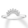 Thumbnail Image 1 of Previously Owned Diamond Enhancer Ring 1/5 ct tw Round-cut 14K White Gold