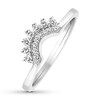 Thumbnail Image 4 of Previously Owned Diamond Enhancer Ring 1/5 ct tw Round-cut 14K White Gold