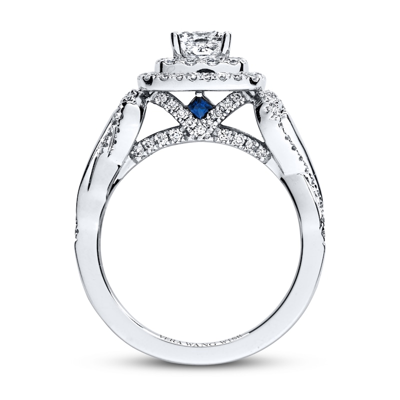 Main Image 2 of Previously Owned Vera Wang WISH 1-1/5 ct tw Diamonds 14K White Gold Ring