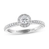 Thumbnail Image 1 of Previously Owned Vera Wang WISH Diamond Engagement Ring 5/8 ct tw Round 14K White Gold
