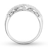 Thumbnail Image 2 of Previously Owned Diamond Contour Ring 1/6 carat tw Round 14K White Gold