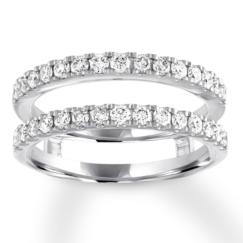 Main Image 1 of Previously Owned Diamond Enhancer Ring 3/4 ct tw Round-cut 14K White Gold