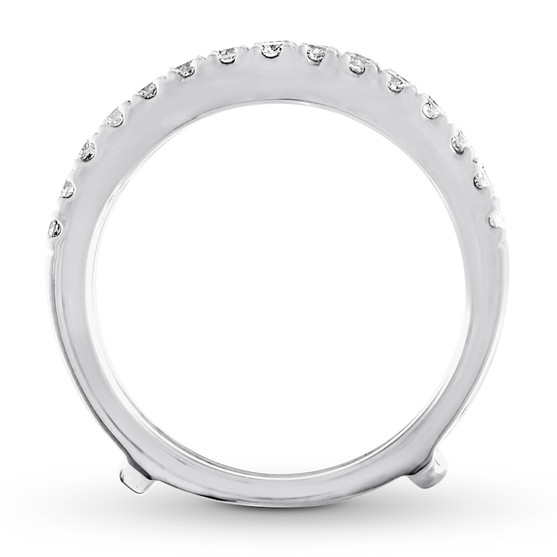 Main Image 2 of Previously Owned Diamond Enhancer Ring 3/4 ct tw Round-cut 14K White Gold