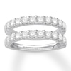 Thumbnail Image 1 of Previously Owned Diamond Enhancer Ring 1-1/2 ct tw Round14K White Gold