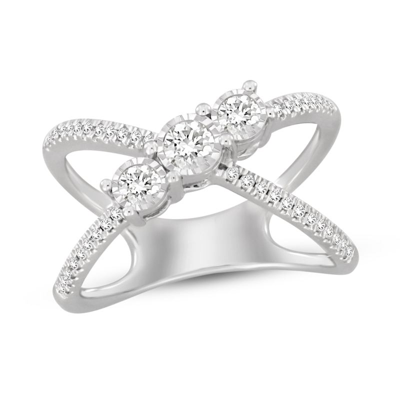 Previously Owned Diamond Ring 1/2 ct tw 10K White Gold
