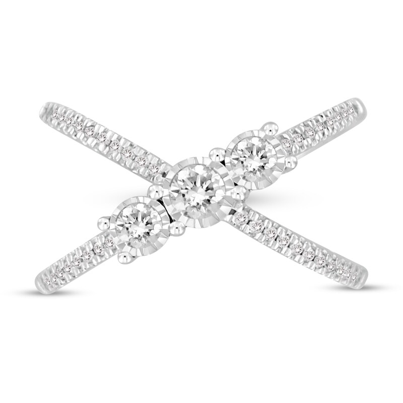 Main Image 3 of Previously Owned Diamond Ring 1/2 ct tw 10K White Gold
