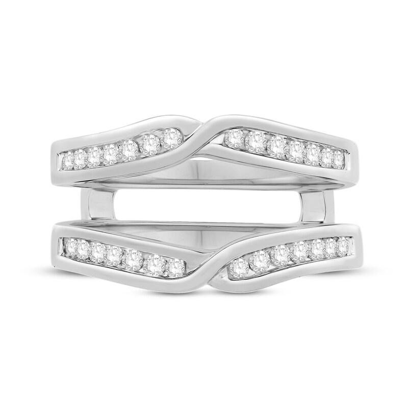 Main Image 3 of Previously Owned Diamond Enhancer Ring 1/3 ct tw Round 14K White Gold