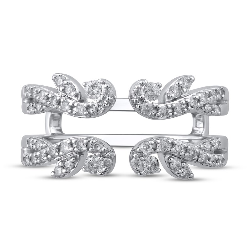 Main Image 3 of Previously Owned Diamond Enhancer Ring 3/8 ct tw Round 14K White Gold