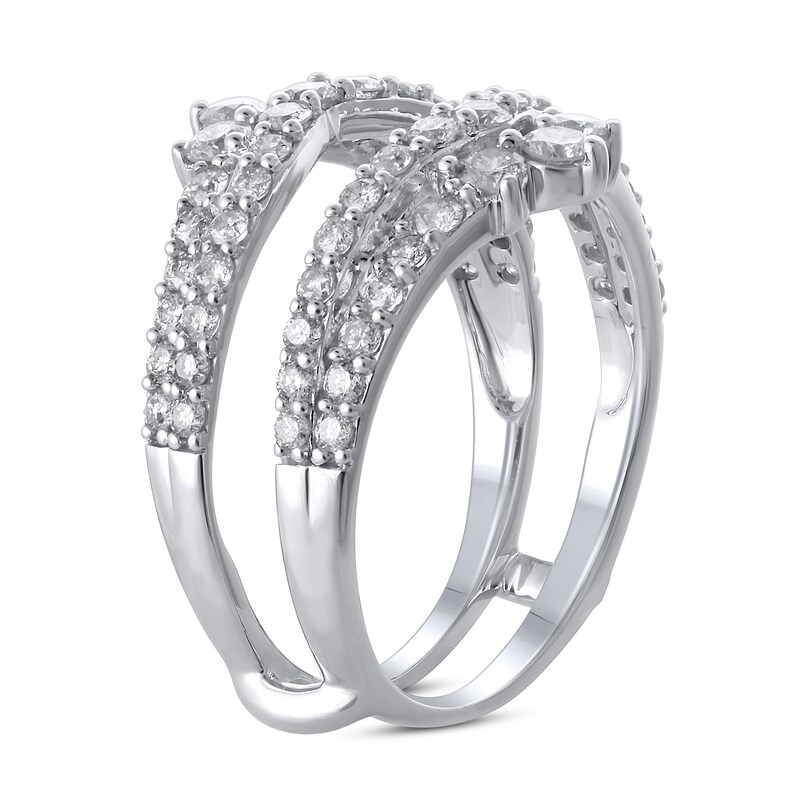 Main Image 2 of Previously Owned Diamond Enhancer Ring 1-1/3 ct tw Round 14K White Gold