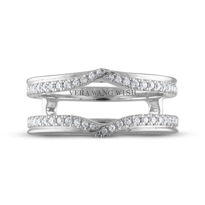Main Image 3 of Previously Owned Vera Wang WISH Diamond Enhancer Ring 1/3 ct tw Round 14K White Gold