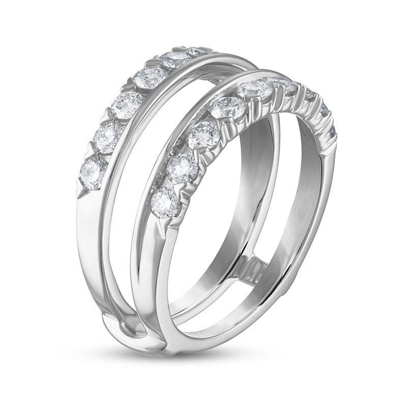 Main Image 2 of Previously Owned Diamond Enhancer Ring 1 ct tw Round 14K White Gold