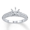 Thumbnail Image 1 of Previously Owned Diamond Ring Setting 1/6 ct tw Round-cut 14K White Gold