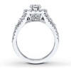 Thumbnail Image 2 of Previously Owned Neil Lane Bridal Setting 1-1/3 ct tw Diamonds 14K White Gold