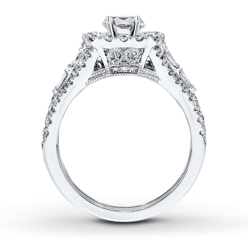 Main Image 2 of Previously Owned Neil Lane Bridal Setting 1-1/3 ct tw Diamonds 14K White Gold