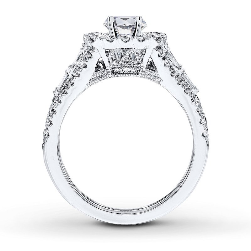 Previously Owned Neil Lane Bridal Setting 1-1/3 ct tw Diamonds 14K White Gold