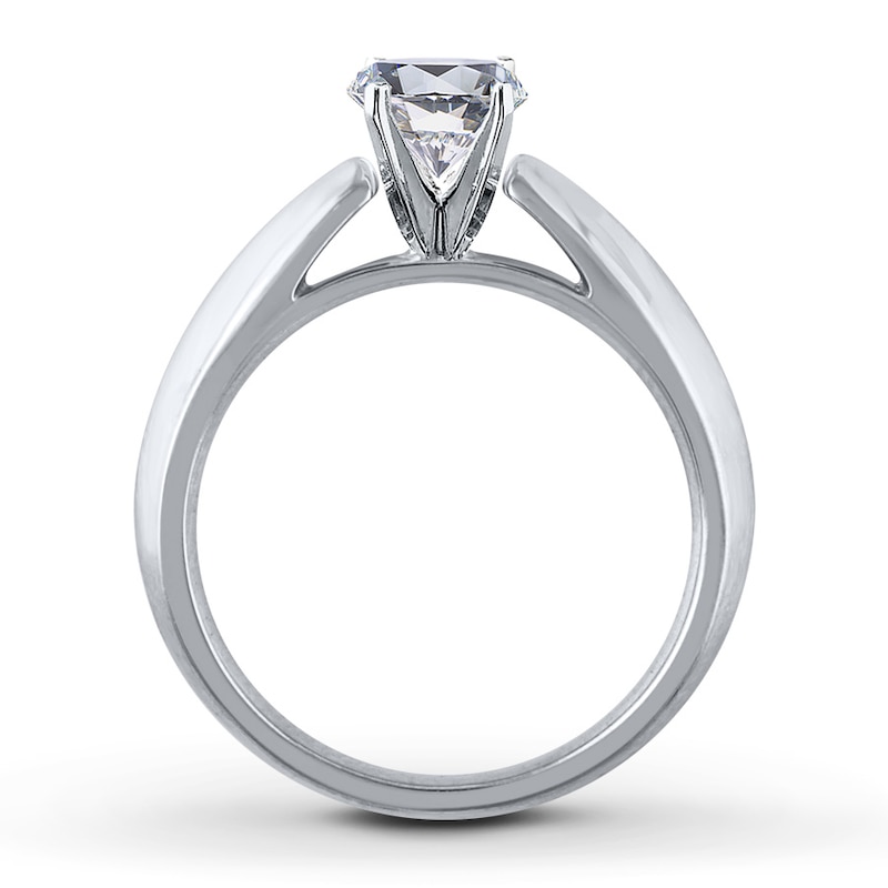 Main Image 2 of Previously Owned Diamond Ring Setting 14K White Gold