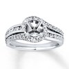 Thumbnail Image 1 of Previously Owned Diamond Engagement Ring Setting 3/4 ct tw Round 14K White Gold