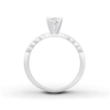 Thumbnail Image 2 of Previously Owned Diamond Engagement Ring Setting 1/4 ct tw Round Platinum
