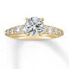 Thumbnail Image 3 of Previously Owned Diamond Ring Setting 3/4 carat tw Round 14K Yellow Gold