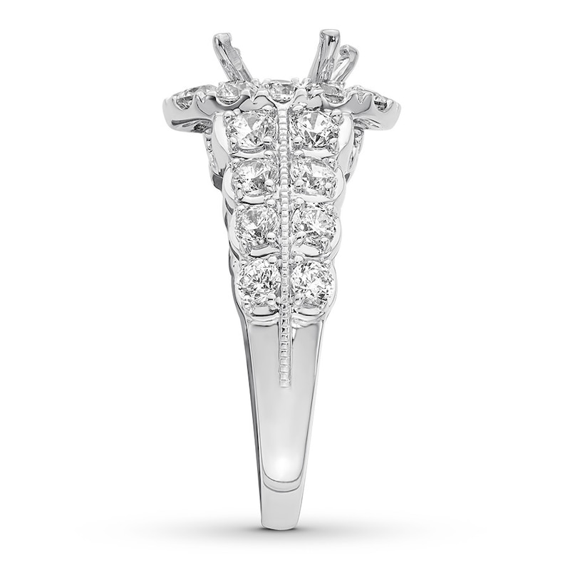 Main Image 3 of Previously Owned Diamond Ring Setting 1-1/2 ct tw 18K White Gold