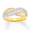 Thumbnail Image 1 of Previously Owned Diamond Ring 7/8 ct tw Round-cut 14K Yellow Gold