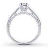 Thumbnail Image 2 of Previously Owned Diamond Ring Setting 1/5 ct tw Round-cut 14K White Gold