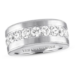 Previously Owned Vera Wang WISH Men's Diamond Band 2 carat tw 14K White Gold