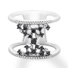Thumbnail Image 1 of Previously Owned Black Diamond Scattered Ring 1/3 carat tw 10K White Gold