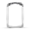 Thumbnail Image 3 of Previously Owned Black Diamond Scattered Ring 1/3 carat tw 10K White Gold