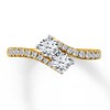 Thumbnail Image 1 of Previously Owned Ever Us Two-Stone Ring 1 ct tw Diamonds 14K Yellow Gold