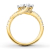 Thumbnail Image 4 of Previously Owned Ever Us Two-Stone Ring 1 ct tw Diamonds 14K Yellow Gold