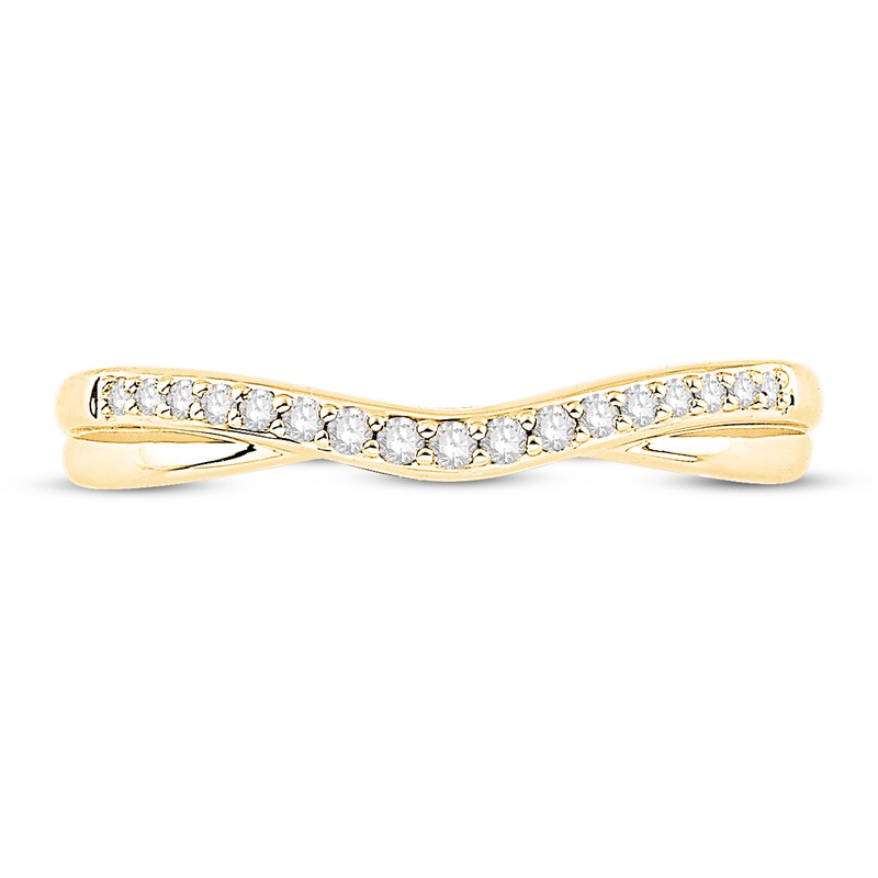 Main Image 3 of Previously Owned Diamond Anniversary Band 1/10 ct tw Round-cut 14K Yellow Gold