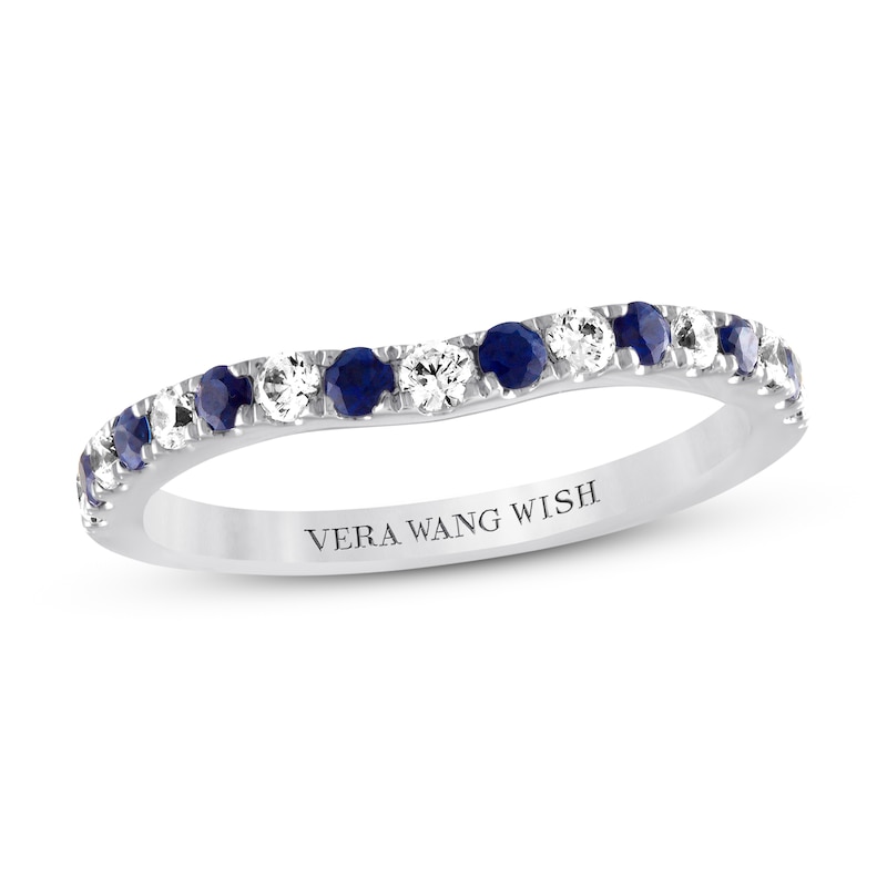 Previously Owned Vera Wang WISH Wedding Band / ct tw Diamonds 14K White Gold