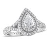 Thumbnail Image 1 of Previously Owned Vera Wang WISH Diamond Engagement Ring 1 ct tw Pear-shaped/Round 14K White Gold