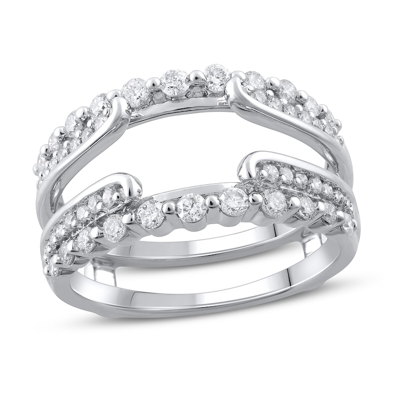 Main Image 1 of Previously Owned Diamond Enhancer Ring 3/4 ct tw Round 14K White Gold