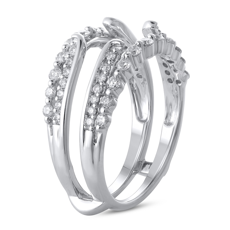Main Image 2 of Previously Owned Diamond Enhancer Ring 3/4 ct tw Round 14K White Gold