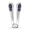 Thumbnail Image 3 of Previously Owned Natural Sapphire Enhancer Ring 1/5 ct tw Diamonds 14K White Gold