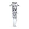 Thumbnail Image 3 of Previously Owned Vera Wang WISH 1-1/2 ct tw Princess/Round Diamond 14K White Gold