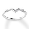 Thumbnail Image 1 of Previously Owned Contour Enhancer Ring Diamond Accents 14K White Gold