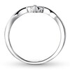 Thumbnail Image 2 of Previously Owned Contour Enhancer Ring Diamond Accents 14K White Gold